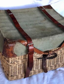 Picknickkorb groß Rattan Vinted Antik Oldtimer 50er - Brühl Zentrum