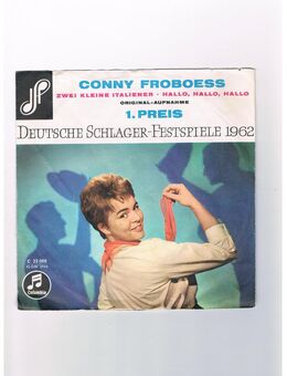 Conny Froboess-Zwei kleine Italiener-Hallo,Hallo,Hallo-Vinyl-SL,Columbia,1962 - Linnich