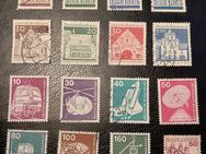 16 Briefmarken Deutsche Bundespost, gestempelt, von 1966 bis 1975 - Leverkusen