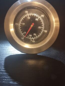 Edelstahl-Thermometer, für Kohle-Grill + Gasgril (50 °C - 330 °C) - Verden (Aller)
