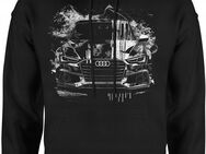 AUDI HERREN KAPUZENPULLOVER MIT S-LINE PRINT – SCHWARZ Design232 - Ingolstadt