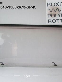 Wilk Wohnwagenfenster Roxite 94 D399 Polyplastic ca 150 x 67,3, g - Schotten Zentrum