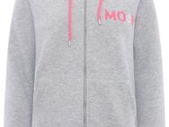 Zwillingsherz Sweatjacke "Moin ZH" mit Moin und Anker Stickerei und Kontrastbündchen