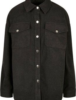 URBAN CLASSICS Hemdbluse Urban Classics Damen Ladies Classic Overshirt