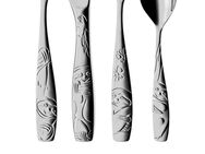 WMF Kinderbesteck Tommi das Faultier (4-tlg), 1 Personen, Cromargan® Edelstahl Rostfrei 18/10, ab 3 Jahren, hygienisch, säurefest