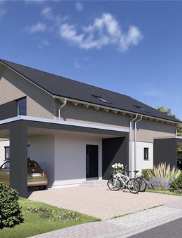 Traumgrundstück! Baulücke, bei der einfach alles passt! Sonnige DHH (EFH möglich) mit Solar, KfW 40, ruhige Lage, sehr gute Nachbarschaft! - Kleinsendelbach