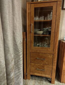 Vitrine massiv Eiche / dänisches Bettenlager / JYSK - Gronau (Westfalen)