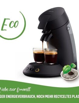 Philips Senseo Kaffeepadmaschine Original Plus ECO CSA210/22, mit zwei Kaffee-Einstellungen, aus 80% rec. Plastik, inkl. Gratis-Zugabe (Wert 5 € UVP)