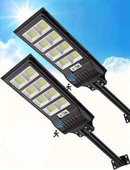2er-Set Superhelle LED-Solarwandleuchten – Funktionalität und Stil für Ihren Außenbereich Set23112 - Ingolstadt