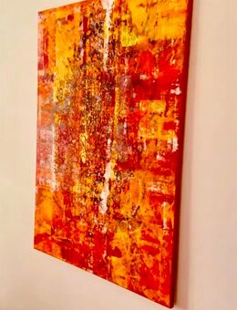 „Freundliche Herbstfarben mit einem Rest Sommerfeeling“ —Acrylbild 80x110 cm - Rösrath Zentrum
