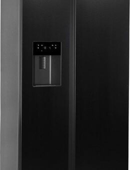 BAUKNECHT Side-by-Side SBS IW D90 Black, 179 cm hoch, 91 cm breit