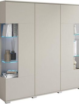 INOSIGN Highboard Kenia (1 St), Modernes Highboard, mit Glastüren, Breite 135 cm