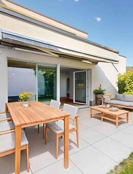 Moderne 3-Zimmer-Eigentumswohnung mit Südterrasse, Garten und Carport - Weinheim