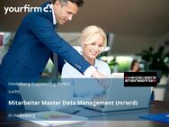 Mitarbeiter Master Data Management (m/w/d) - Heidelberg