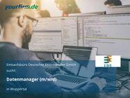 Datenmanager (m/w/d) - Wuppertal