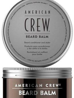 American Crew Bartbalsam Beard Balm Bartbalsam 60 gr, Style und Pflege für jeden Barttyp, entfernt dabei Schmutzrückstände.
