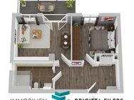 NEUBAU: Rollstuhlgerechte 2-Zimmer-Wohnung mit Duschbad & Süd-West-Balkon - Achim