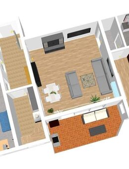 Großzügige 3-Zimmer-Wohnung mit Balkon und Blick ins Grüne - Bad Schwartau