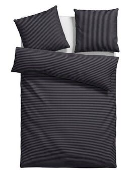 Bruno Banani Bettwäsche Jassen, Renforcé, 3 teilig, moderne Bettwäsche aus Baumwolle, Bettwäsche mit Streifen-Design