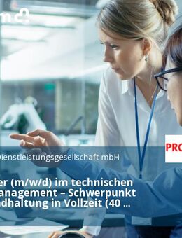 Mitarbeiter (m/w/d) im technischen Facility Management – Schwerpunkt Bauinstandhaltung in Vollzeit (40 Wochenstunden) Standort Wuppertal - Wuppertal