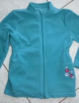 FLEECEJACKE 110/116/ Mädchen/ mit Seitentaschen/ türkis - Duisburg