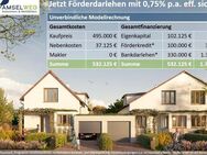 WIR BAUEN FÜR SIE - Herzlich willkommen! Doppelhaushälfte mit Terrasse und Garten - Amselweg 16 Haus 6 - Fitis - Leipzig