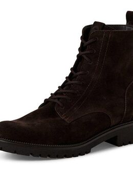 Tamaris Schnürstiefelette, Blockabsatz, Schnürboots, Businessschuh mit dezenten Ziernähten