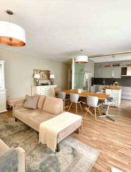 Wohnen am Killesberg - neuwertige möblierte 4,5 Zimmer EG-Wohnung mit Terrasse und Gartenanteil - Stuttgart