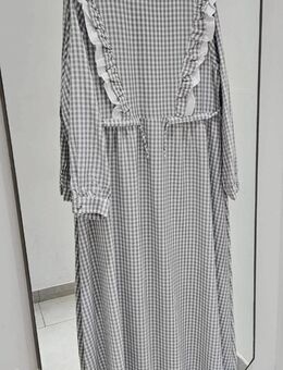 Neues Kleid Größe 40 – Grau Weiß Karo mit Rüschen ✨ - Herne