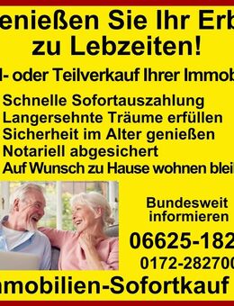 Vollverkauf Plus..."Wir kaufen Ihre Immobilie sofort!" - Malsfeld