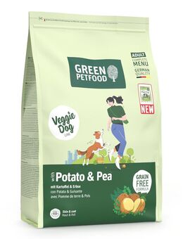 Green Petfood VeggieDog Grainfree Kartoffel & Erbse - 3 kg