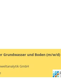 Projektleiter Grundwasser und Boden (m/w/d) - Karlsruhe
