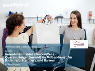 Immobilienmakler / Verkäufer / Quereinsteiger (m/w/d) im Außendienst für Baden-Württemberg und Bayern - Reutlingen