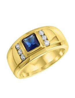 Firetti Fingerring Schmuck Geschenk Silber 925 Silberring Siegelring-Optik, mit Glasstein, Zirkonia (synth)