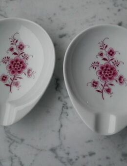Fürstenberg Porzellan Ascher 2 Aschenbecher zus. 6,- Blumen Deko Vintage - Flensburg