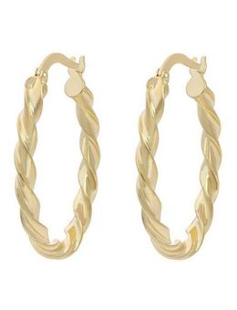 Firetti Paar Creolen Schmuck Geschenk Gold 375 Ohrschmuck Creole