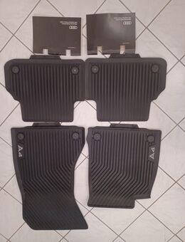 Original Audi A 4 Avant Allwetterfußmatten vorne und hinten (Gummi) - Karlsfeld