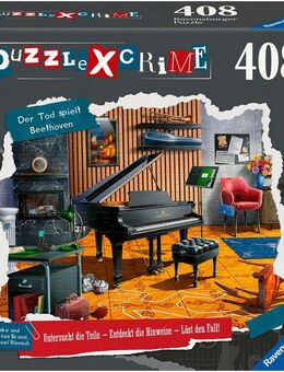 Ravensburger Puzzle Puzzle X Crime: Der Tod spielt Beethoven, 408 Puzzleteile