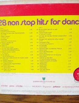 28 Non Stop Hits for Dancing-Vinyl-LP,Auditon,60/70er Jahre,Rar ! - Linnich