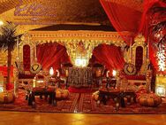Luxus Designer Zelt Verleih - NUR FÜR INDOOR! Edle, eingerichtete Maharaja & Beduinen Deko-Wüstenzelte, Nomadenzelte, für z. B. Tee & Shisha Lounge! - Oldisleben