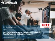 Vertriebsbeauftragter Servicetechniker für Textilpflege im Südgebiet (m/w/d) - Unterensingen