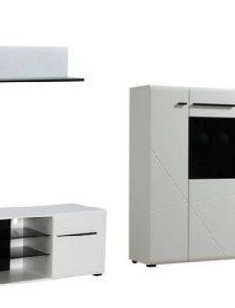 INOSIGN Wohnwand Trentino, (Set, 5-St), inkl. Vitrine, Lowboard, Highboard, Wandregal und Kommode
