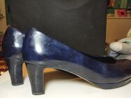 Azurblaue Pumps/High Heels (benutzt) - Bad Brückenau