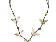 COLLEZIONE ALESSANDRO Kette mit Anhänger Butterfly, mit kleinen Schmetterlingen aus Muscheln