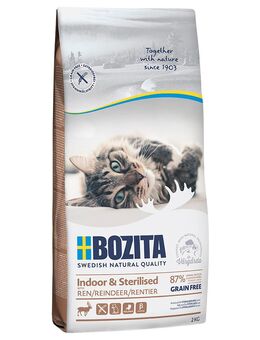 2 x 2 kg Bozita zum Sonderpreis! - Grainfree Indoor & Sterilised Rentier