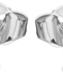 Firetti Paar Ohrstecker Schmuck Geschenk Silber 925 Ohrschmuck Ohrringe Oktagon Schliff, mit Zirkonia (synth)