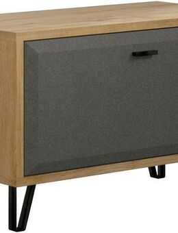 Places of Style Sitzbank Belva (1-St), Flurbank mit einer Klappe - verstellbarer Boden - (B/T/H) 79/42/51 cm