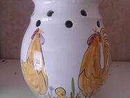 Keramik / Steingut - Topf ( Hühner ) - Unna