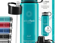 BeMaxx Trinkflasche Edelstahl ACTIVE FLASK türkis 530ml Flasche - Birkenfeld (Baden-Württemberg)