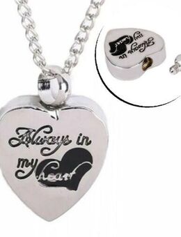 Mini Urne Feuerbestattung Asche Anhänger Gedenkschmuck Füllflasche Schmuck Herz  14,90€* - Villingen-Schwenningen
